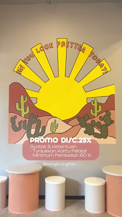 Nyobain minum teh di tea bar yg barusan opening disurabaya