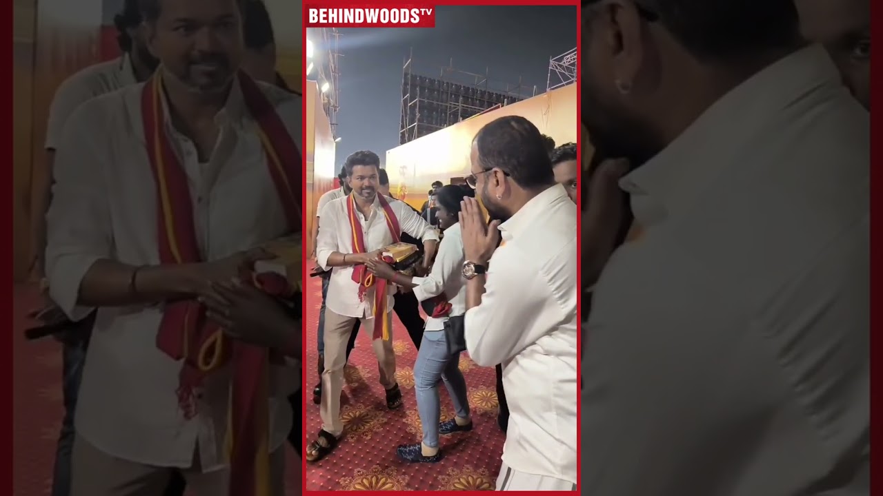 'Balaji நண்பா நீங்களா?' 😍 Thadi Balaji-ஐ பாத்ததும் கட்டி பிடித்த Vijay