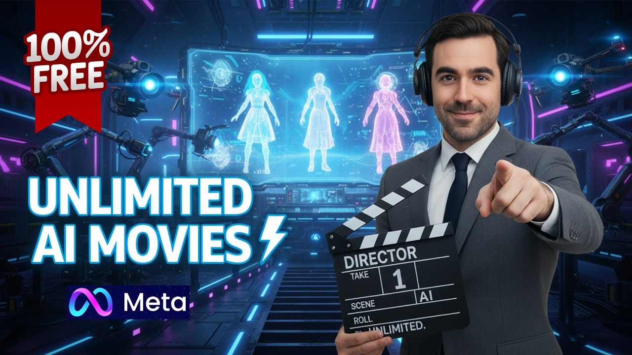 ⚡ Meta AI Just Changed Everything! Create Unlimited AI Videos from Text ...