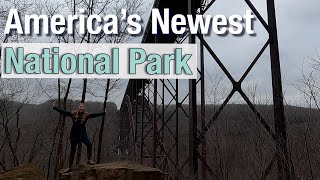 Secret spots in the New River Gorge West Virginia l Winter Camping l Full Time RV Living