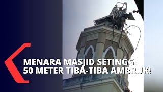 Pemkab Tasikmalaya Akan Selidiki Penyebab Ambruknya Menara Masjid Agung Baiturrahman