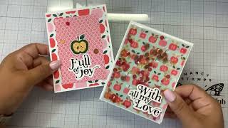 Easy shaker card with the new Fall release from Catherine Pooler designs