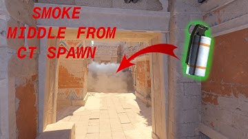CS2 Anubis - Mid Smoke from CT Spawn