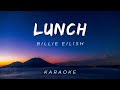 Billie Eilish - LUNCH | KARAOKE VERSION