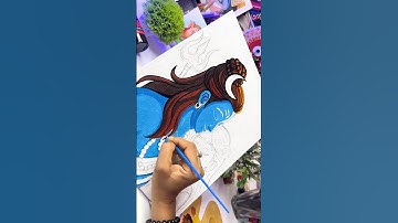 Mahadev ji drawing, #shorts #art #drawing #viral #lordshiva #mahadev #mahakal #shortsfeed