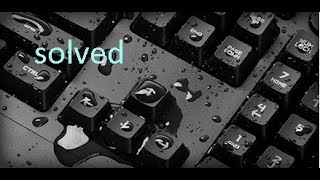 What to do if water enter in your key board k200 Logitech