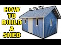 How to build a shed start to finish