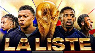 🔴🇫🇷 LA LISTE DES 26 DE DESCHAMPS POUR LA COUPE DU MONDE 2026 ! EN ROUTE POUR LA COUPE DU MONDE !