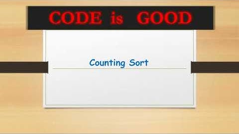 Counting Sort in Java