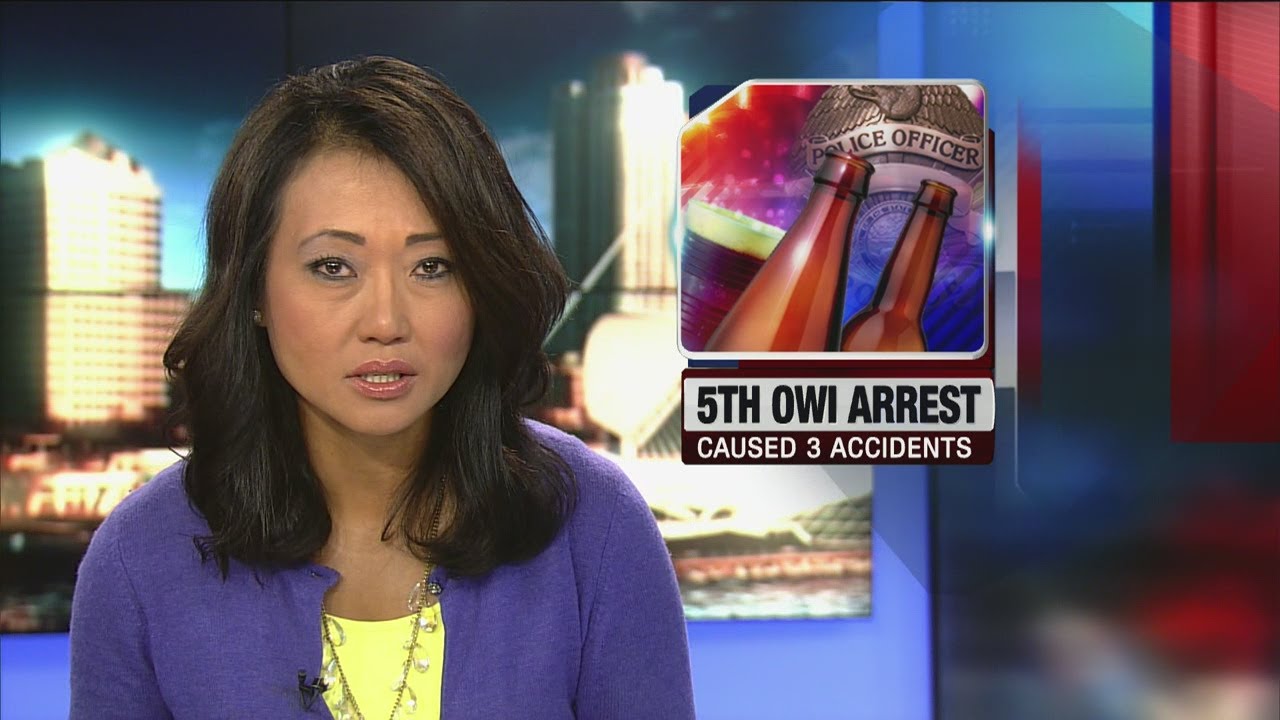 Man arrested for 5th OWI after causing 3 crashes - YouTube