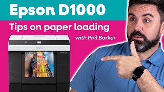 How to Load Paper into the Epson D1000 Printer