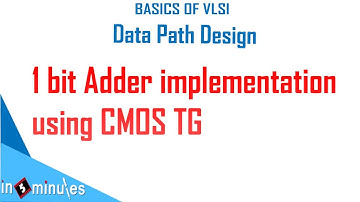 Module5_VId_12_1 bit Adder implementation using CMOS TG