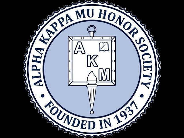 Motherland Overbevisende modtage Alpha Kappa Mu Honor Society, Mu Beta Chapter, Induction Ceremony - YouTube