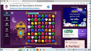 Playing Jewel Shuffle on Arkadium Games(29/7/2024)