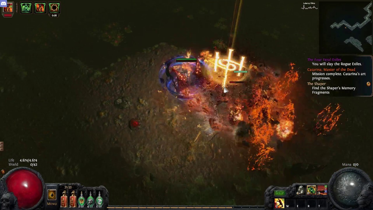 Marauder//Berserker//Ngamahu's Flame Molten Burst Build// Map Bog T8