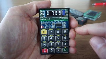 IV-TINY - A FORTH Programable Scientific RPN Calculator that fits in 8 Kilobytes (Arduino, ATTINY85)