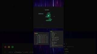 I Built a Futuristic HUD with ONLY Code! 💻 #CSS #WebDev