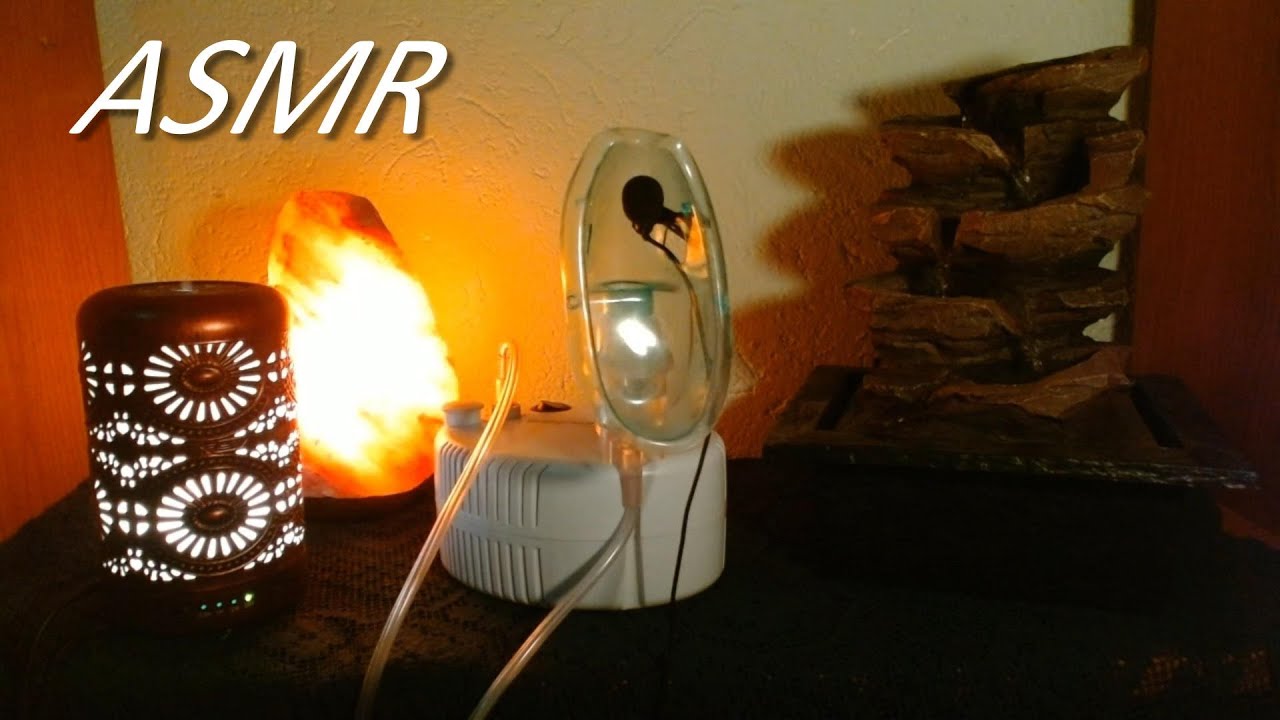 ASMR rumore aerosol zen con luce calda