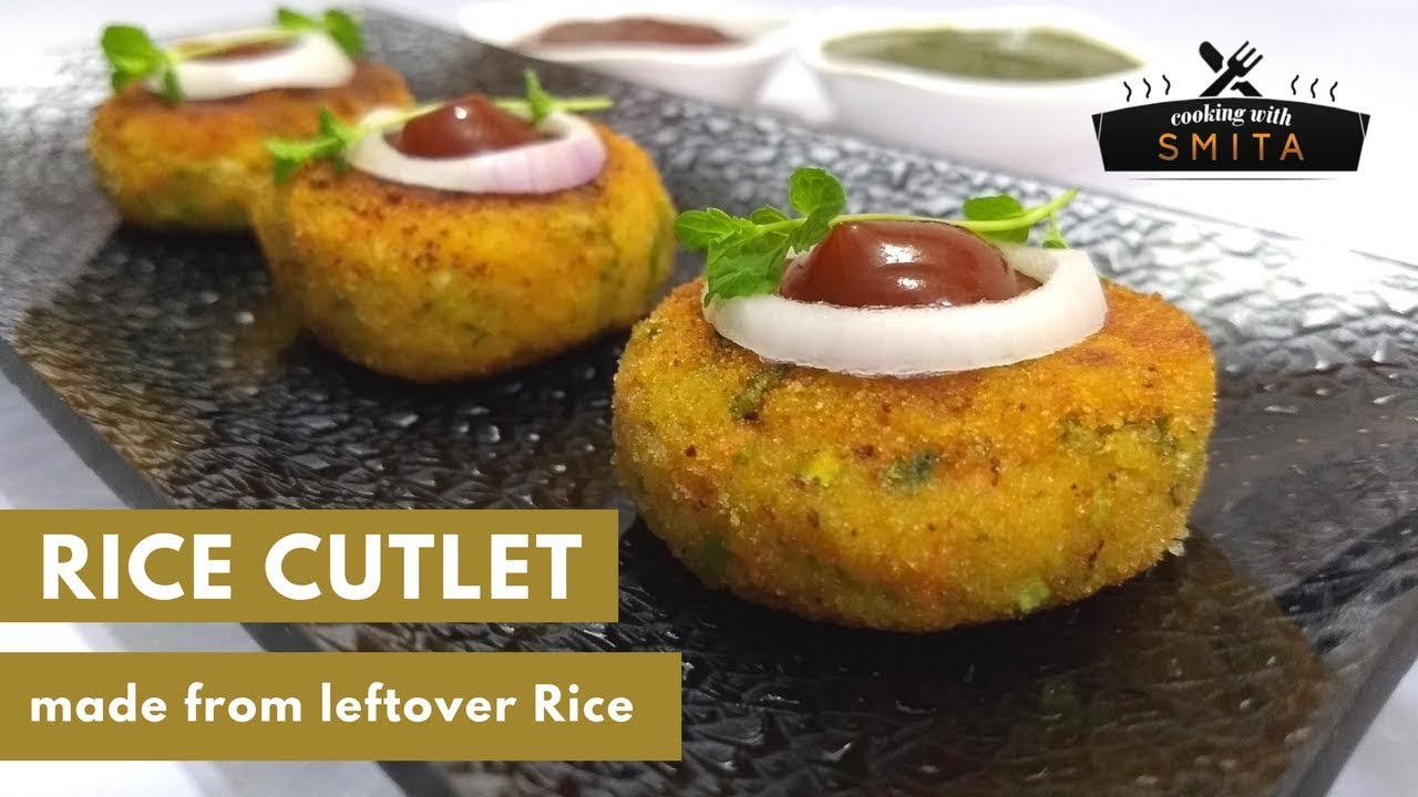Rice Cutlet made from leftover rice Recipe in Hindi Cooking with