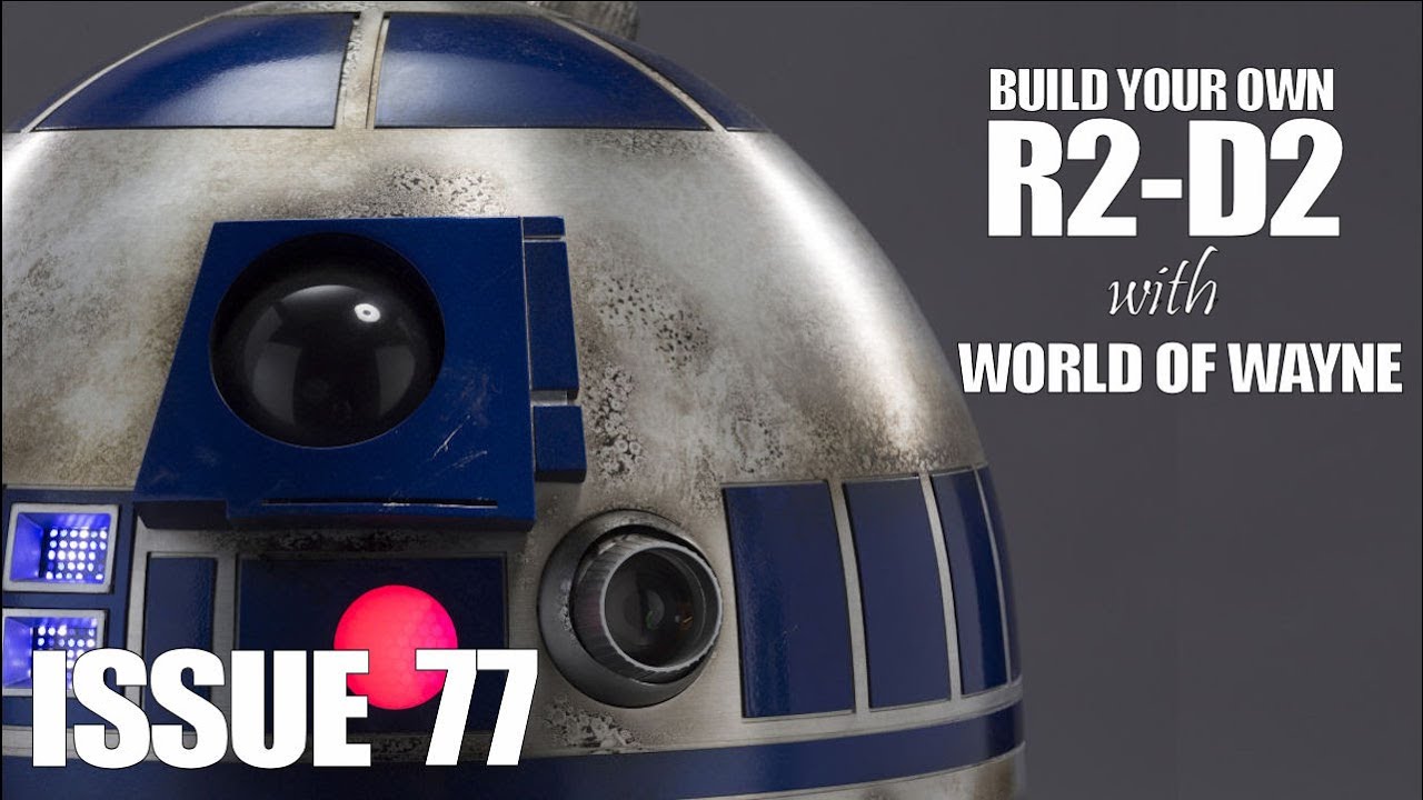 Maßstab 1:2 DeAgostini Star Wars Build Your Own r2-d2 Ausgabe 77 komplett mit Rahmen