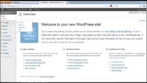 Learn How To Navigate The WordPress Dashboard tutorial.