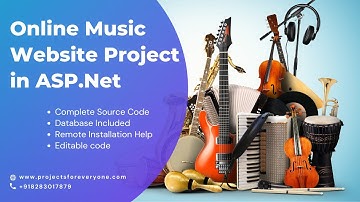 Online Music Website Project in ASP.Net with C#.Net and SQL Server with source code - Songs Project