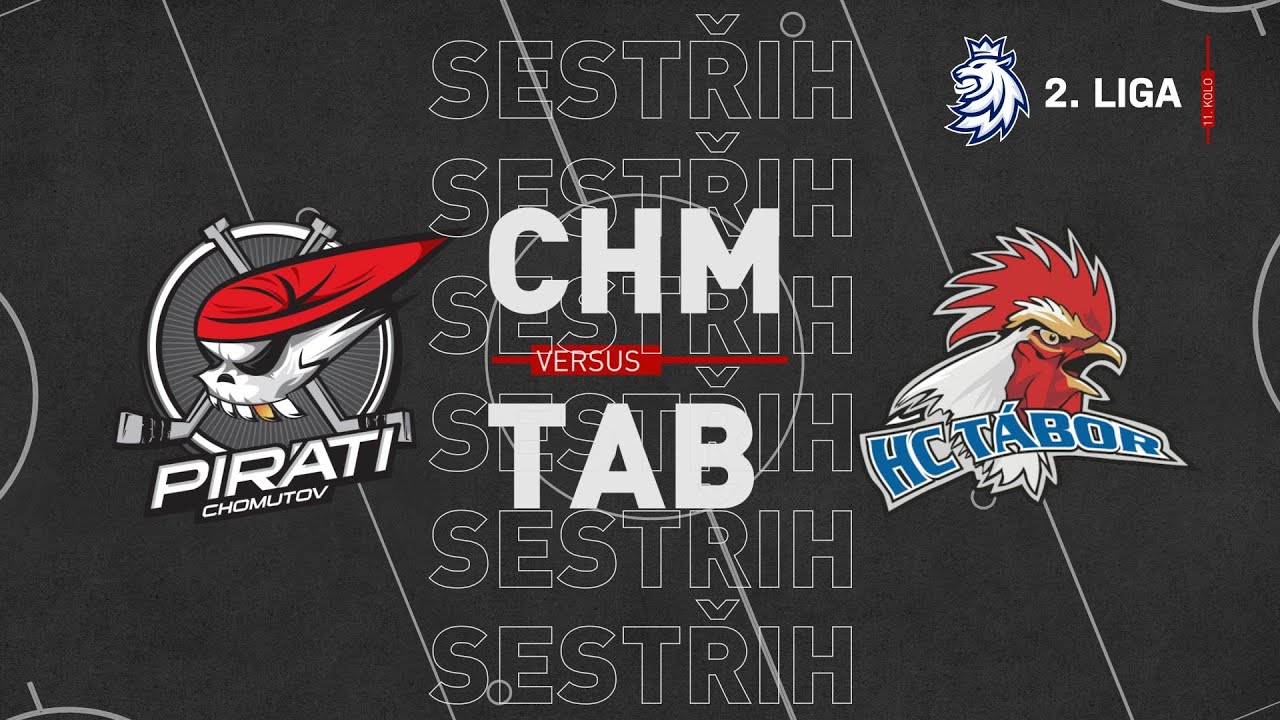SESTŘIH 11.kolo 2. ligy: Piráti Chomutov - HC Tábor 7:5