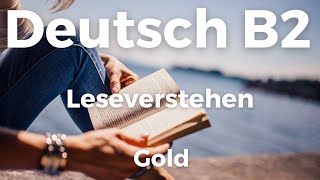 German B2 Reading Comprehension Gold  Learn German