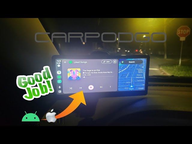 CarpodGo T3 Pro Portable 60fps Wireless Carplay Unboxing and