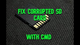 Fix Corrupted SD Card Using CMD