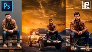 How to change and match the subject with the background in photoshop. Photoshop Image manipulation screenshot 4
