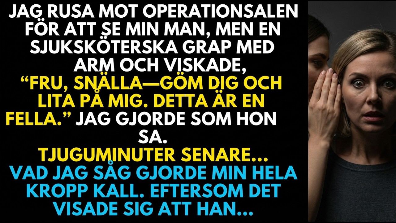 Jag rusade till min mans operation, men en sjuksköterska gömde mig — sanningen krossade mig nästan…
