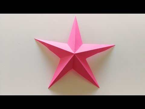 Kağıttan Yıldız Yapımı - Origami