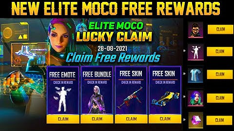Elite Moco Free Rewards Event In Free Fire | Free Emote And Bundle