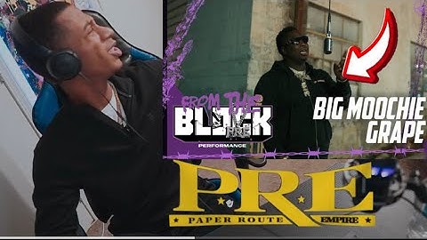 Big Moochie Grape - WAKE EM UP | From The Block Performance 🎙(Reaction)