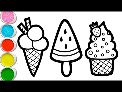 Ice Cream Drawing: How To Draw An Ice Cream Cone