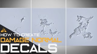 Unreal Engine 4 Decals - How to create Normal Decals Tutorial