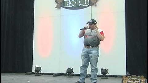 WORLD PREDATOR & WILD HOG EXPO 2013, WACO, TX. / BRIAN "PIG MAN" QUACA, EXPO OPENING KEYNOTE ADDRESS