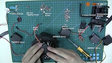 ROB0036 6 DOF Robotic Arm Assembly Tutorial