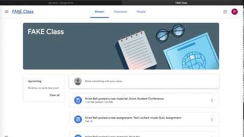 Zoom: Join a Video Conference through Google Classroom