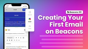 How to Create Your First Email on Beacons! (Beacons Email Marketing Tutorial)