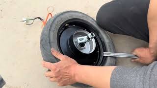 Electric Scooter New Hub Motor Installation 🔧 Full Step-by-Step Guide | amit official 1 