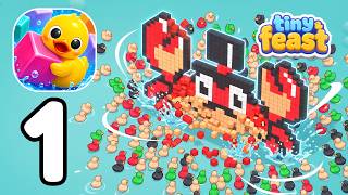 Tiny Feast Android Gameplay Level 1-10 - Satisfying Duckling Pixel Feast! (Epic Win!)