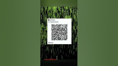 Brush code #art #digitalart #cute #ibispintx#digitalart #shortvideo#shorts#fyp #code#tiktok#drawing