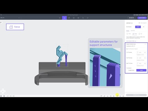 Carbon Print OS v1.36: Parameterized Supports