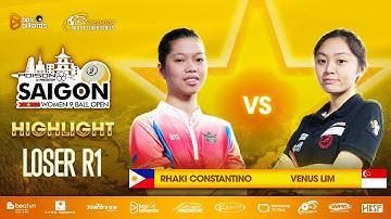 HIGHLIGHT: Rhakl Roj Constantino vs Venus Lim | 2025 POISON SAIGON WOMEN 9-BALL OPEN