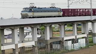 JR武蔵野線。貨物列車  2021.5.8