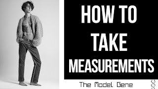 How to Take Body Measurements- Male Model