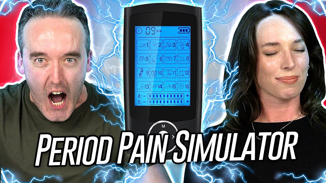Pain Olympics: Men Trying Period Simulator Machine