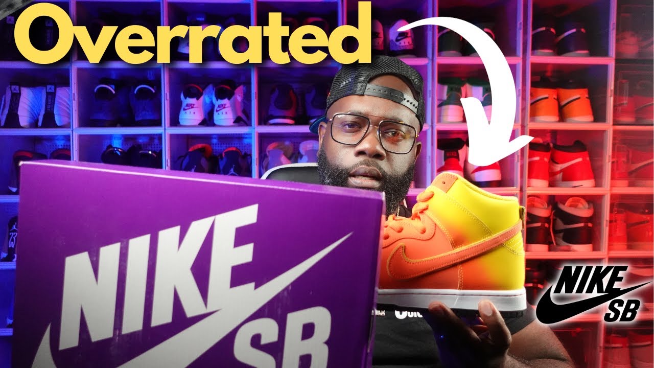 Overrated!! Nike SB Dunk High Sweet Tooth Candy Corn: In-hand Review ...